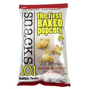 Sweet and Spicy Sriracha Baked Popcorn