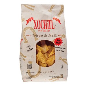 XOCHiTL Unique Stone-Ground Corn Chips - No Salt